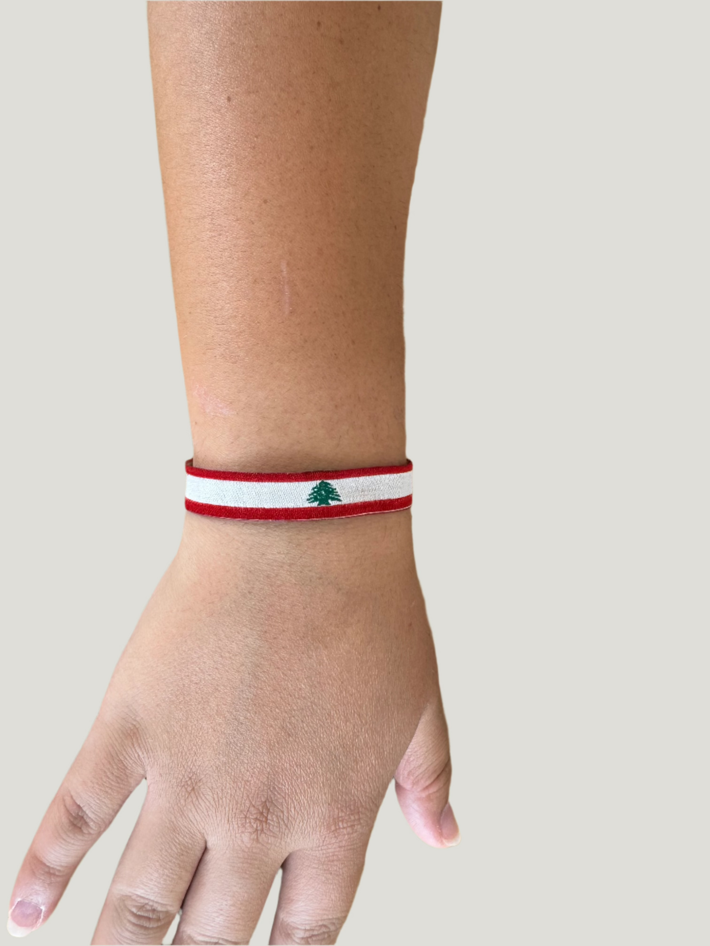 Bracelet with Lebanese Flag